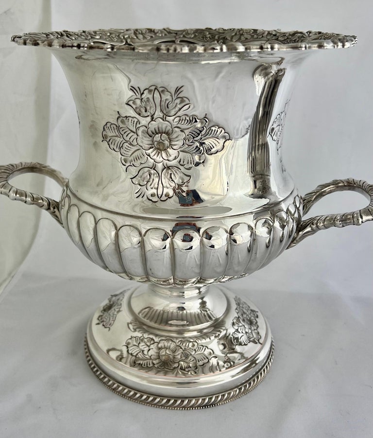 Pair of Early 19th Century English Sheffield Wine Coolers by Boulton