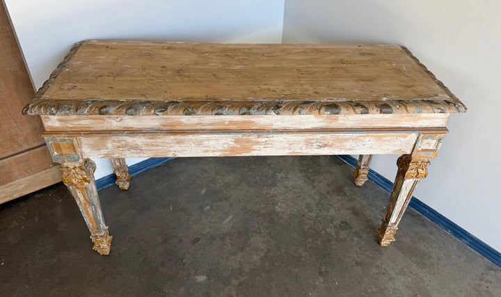 Gustavian Style Painted Console-Pair Available if Needed