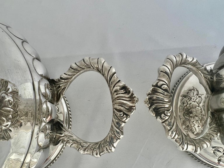 Pair of Early 19th Century English Sheffield Wine Coolers by Boulton