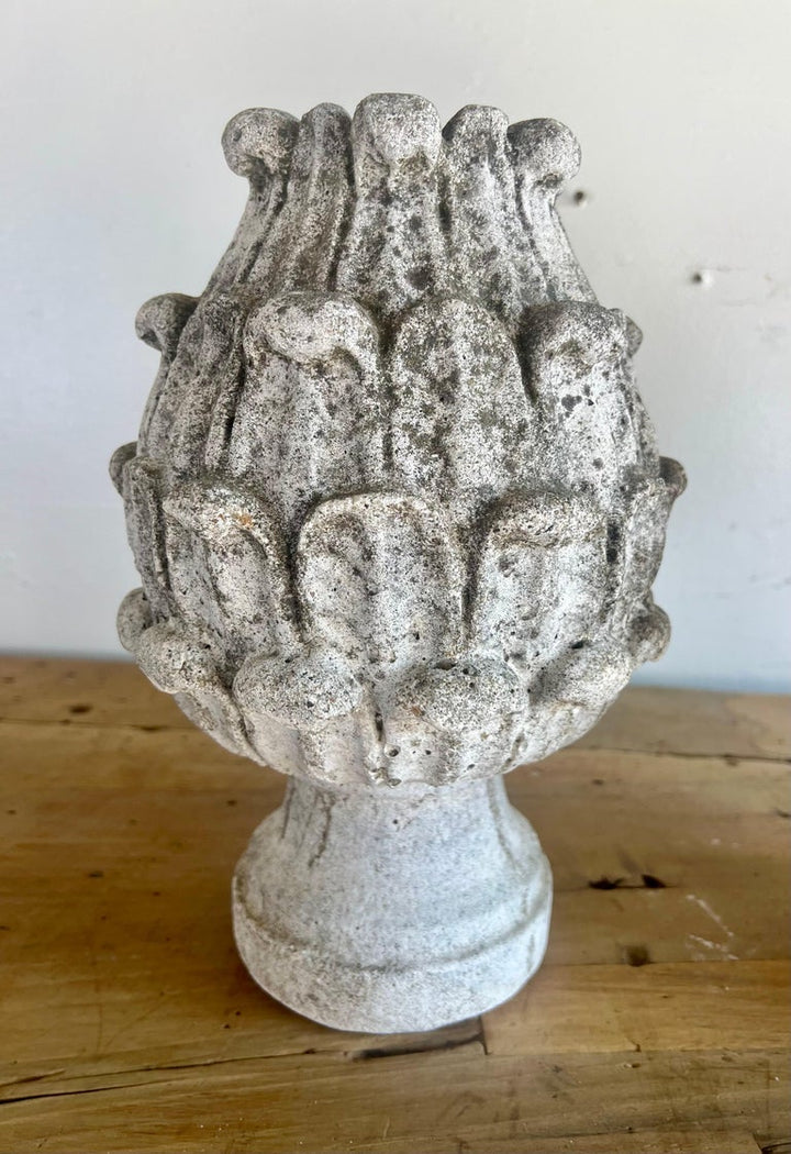 Pair of 19th C. Italian Stone Artichokes