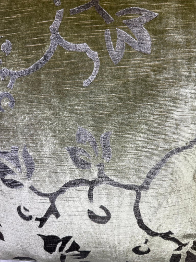 Pair of Stenciled Nomi Velvet Pillows