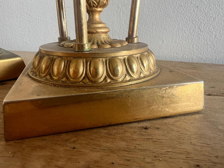 Early 20th Century Bronze Candle Holders