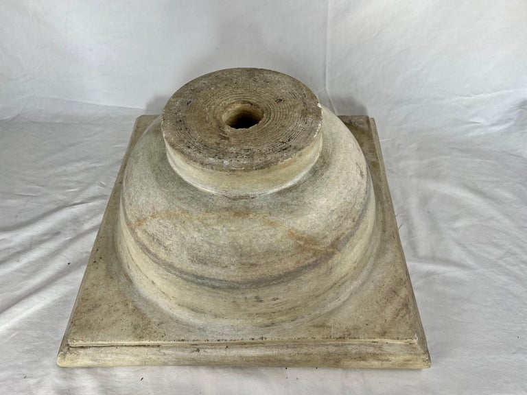 Italian Silvered Console w/ Granite Top