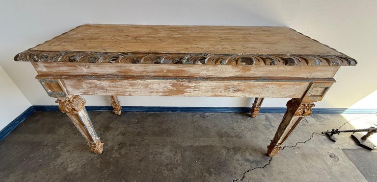 Gustavian Style Painted Console-Pair Available if Needed