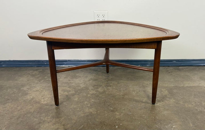 Sculptural Danish Modern Triangular Coffee Table