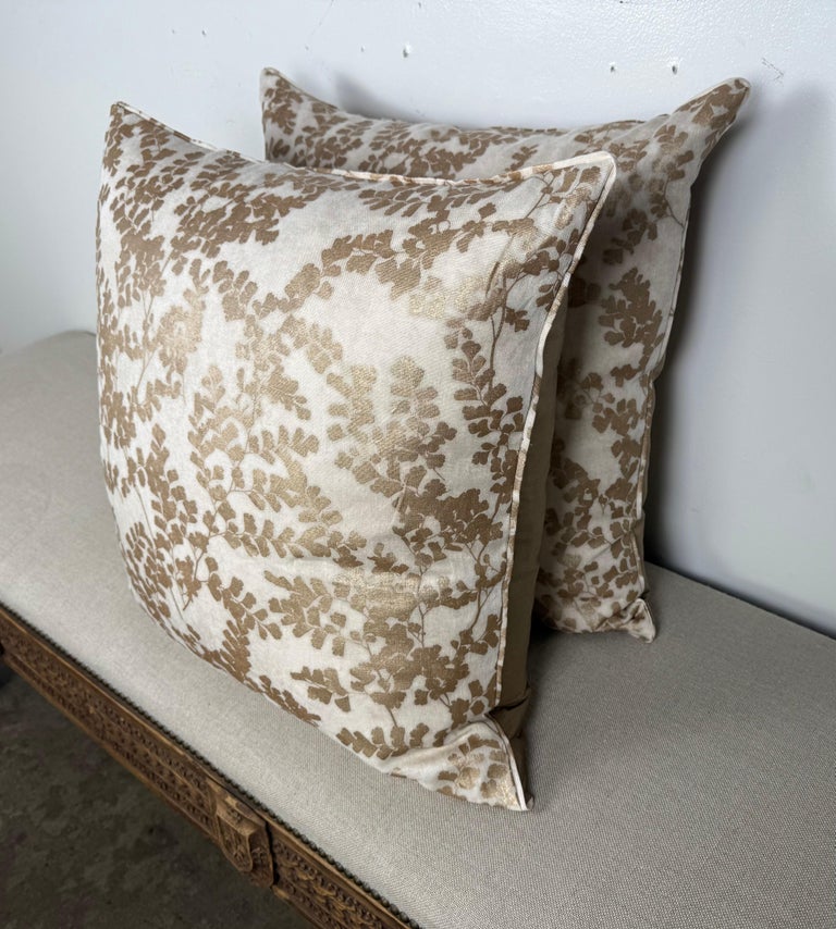 Pair of Botanical Pillows by Miamar Home