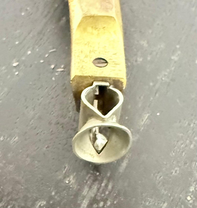 Antique Brass Cigar Cutter w/ Hounds