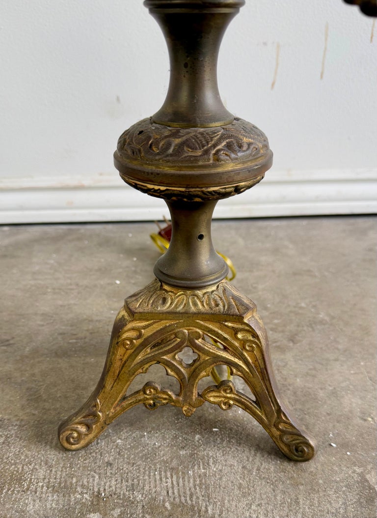 Pair of 19th C. Italian Brass Candelabras