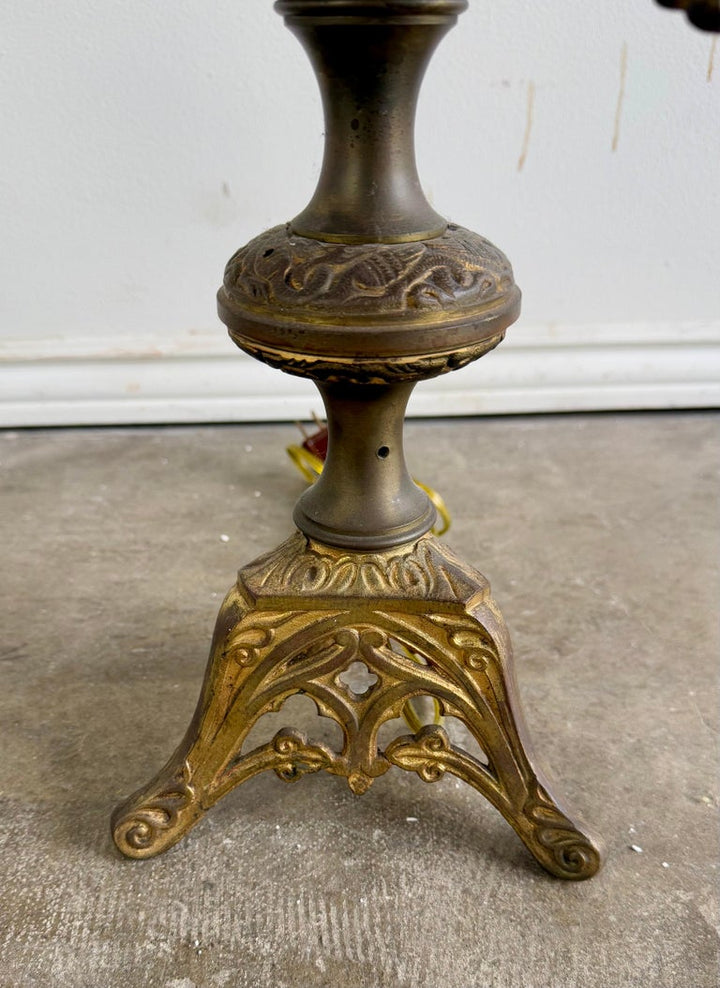 Pair of 19th C. Italian Brass Candelabras