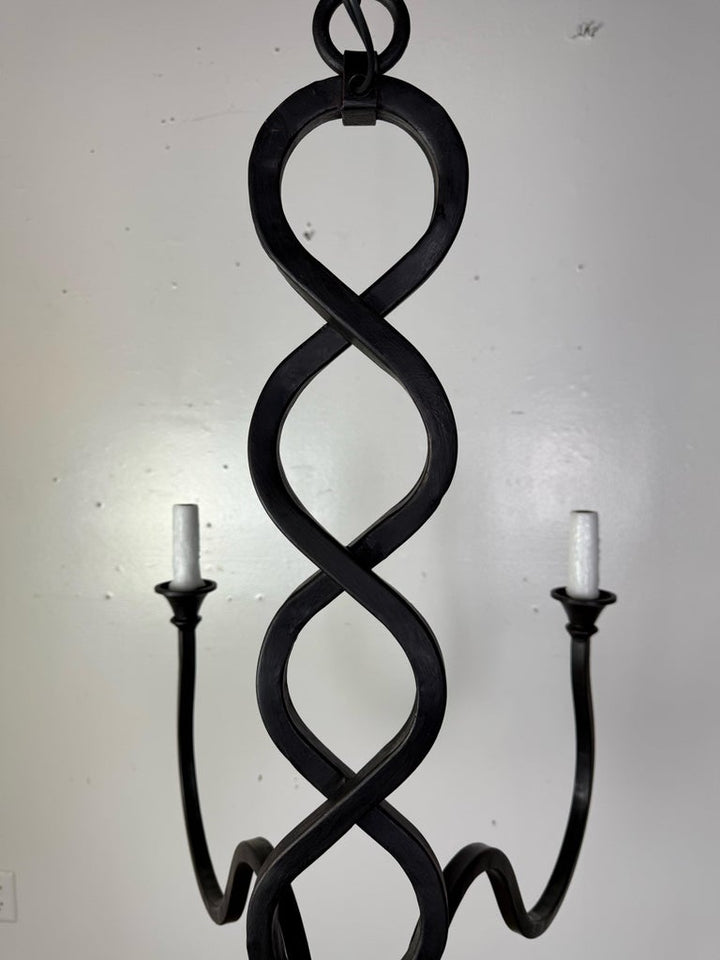 Wrought Iron Mulholland Chandelier by Miamar Home