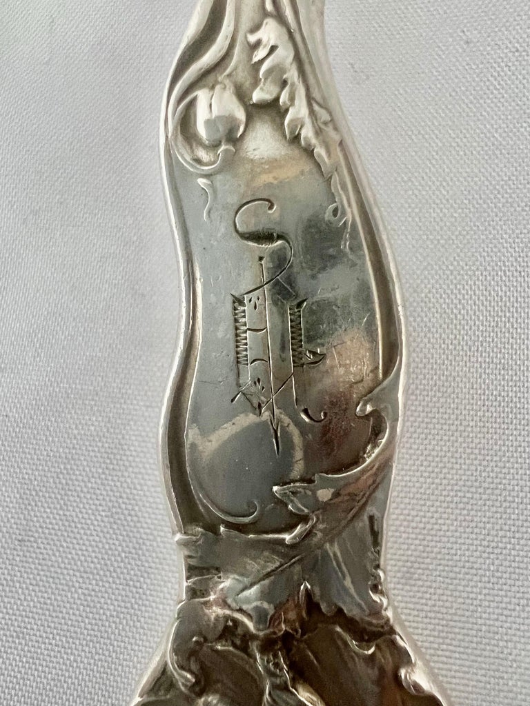 Art Nouveau Serving Spoon, George W. Shiebler & Co.