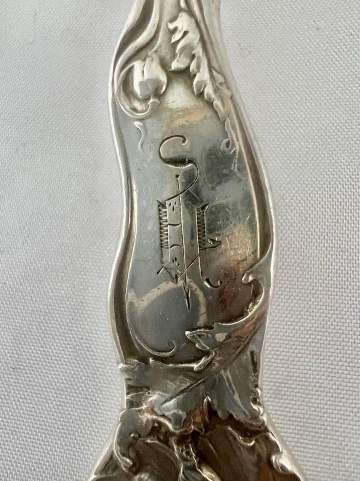 Art Nouveau Serving Spoon, George W. Shiebler & Co.