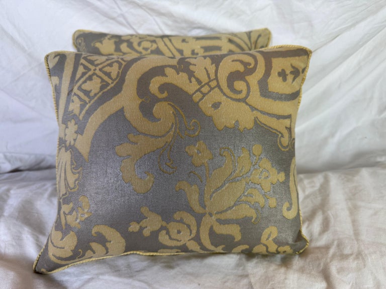 Pair of Fortuny Textile Pillows