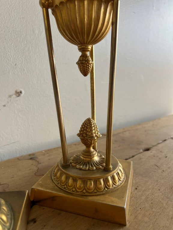 Early 20th Century Bronze Candle Holders