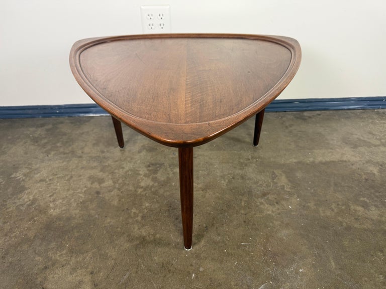 Sculptural Danish Modern Triangular Coffee Table