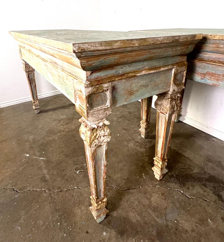 French Provincial Painted Console-Pair is Available