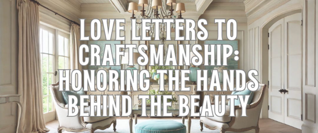 Love Letters To Craftsmanship: Honoring the Hands Behind the Beauty