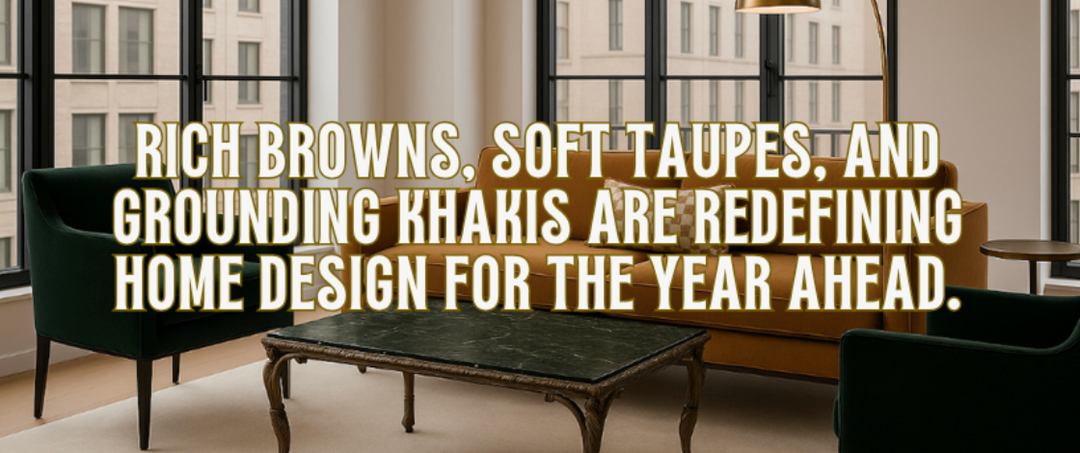 ☕️ Goodbye Gray — Hello Grounded: The New Warm Palette of 2025