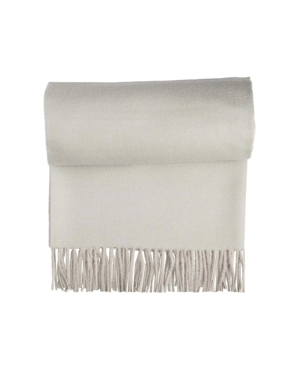 100% Baby Alpaca Throw Blanket - London Fog