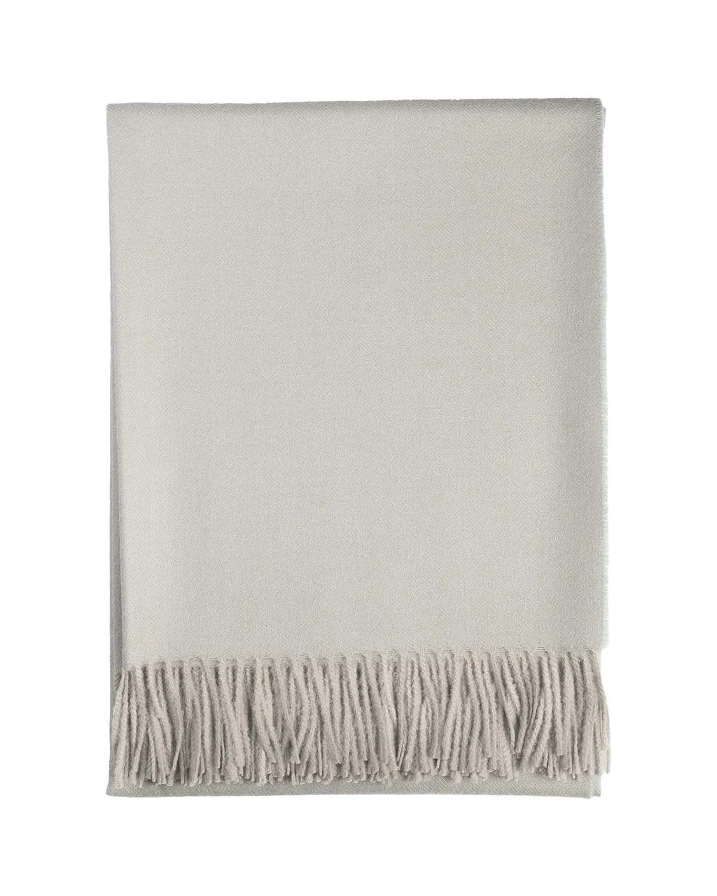 100% Baby Alpaca Throw Blanket - London Fog