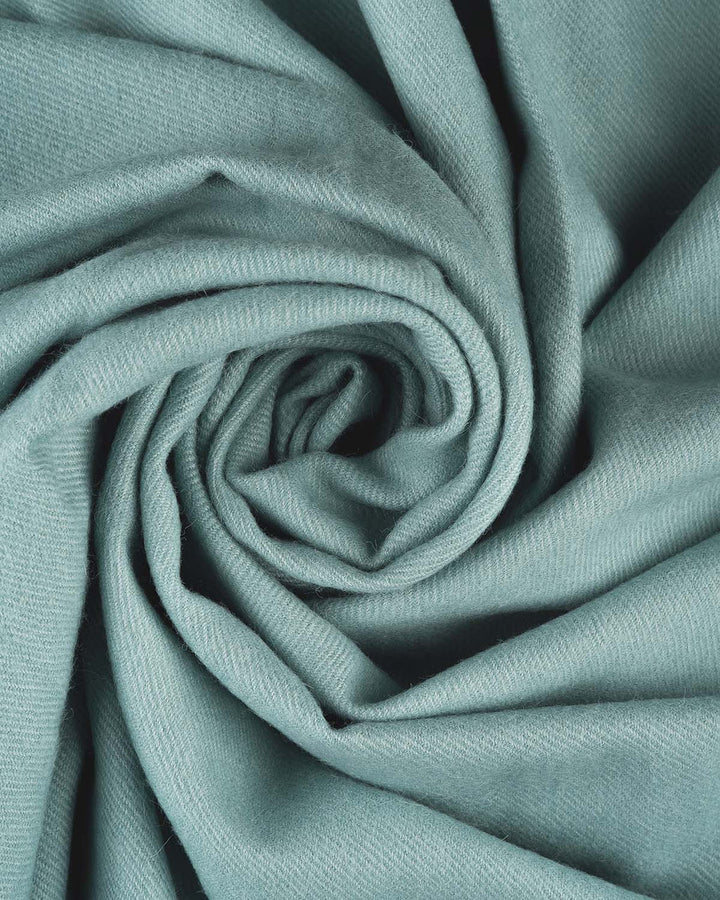 100% Baby Alpaca Throw Blanket - Sea Glass