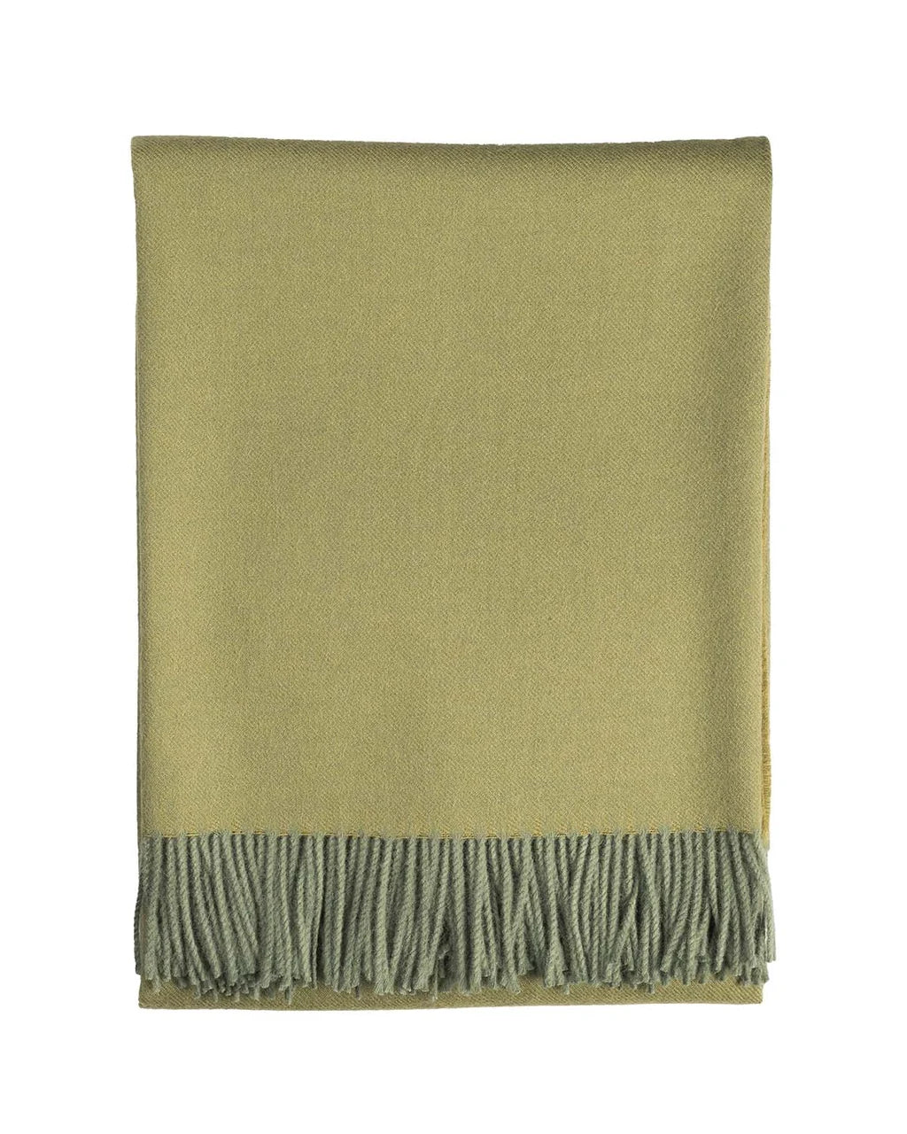 100% Baby Alpaca Throw Blanket - Tea Leaf