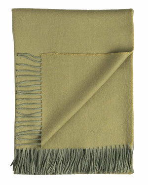 100% Baby Alpaca Throw Blanket - Tea Leaf