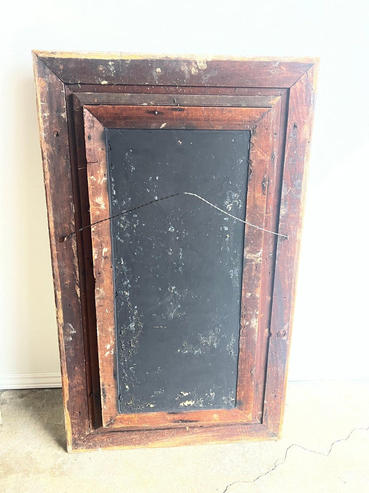 19th C. French Painted Mirror