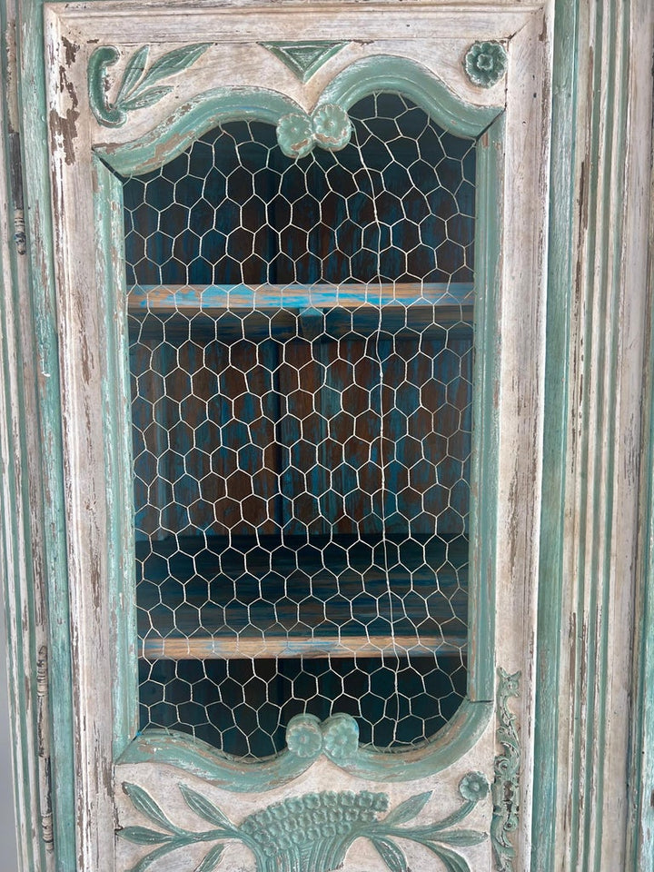 19th C. French Painted Armoire