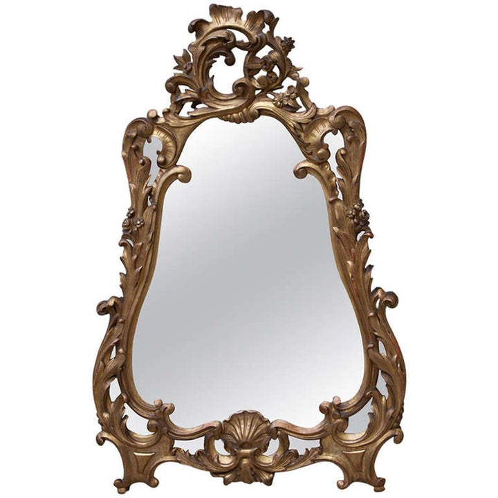 Italian Rococo Style Giltwood Mirror