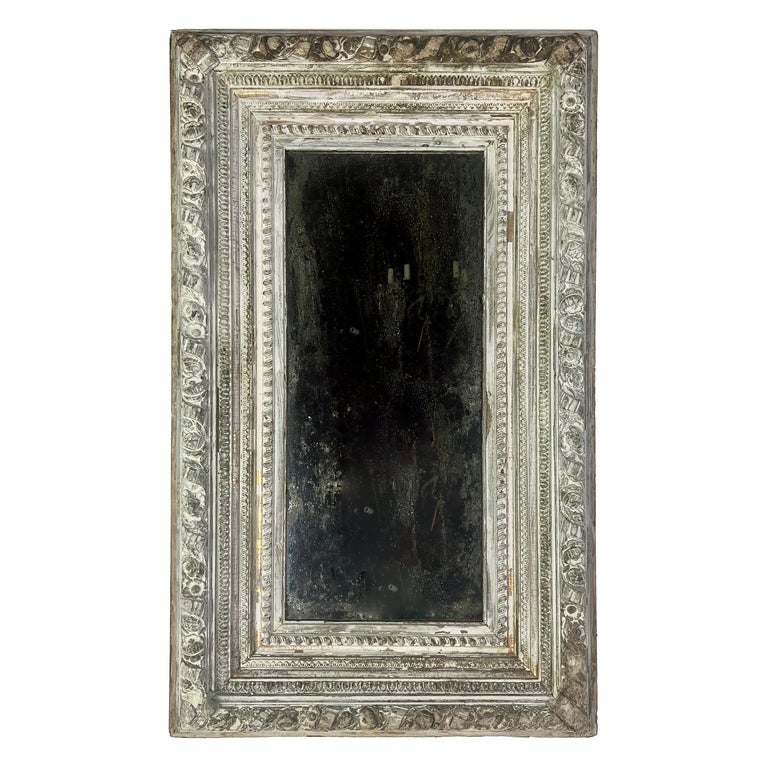 19th C. French Painted Mirror