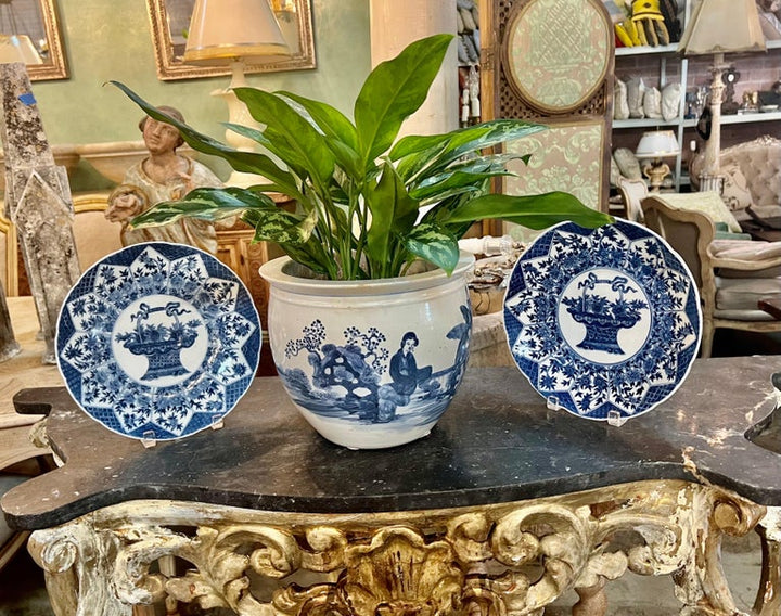 19th C. Blue & White Chinese Export Planter