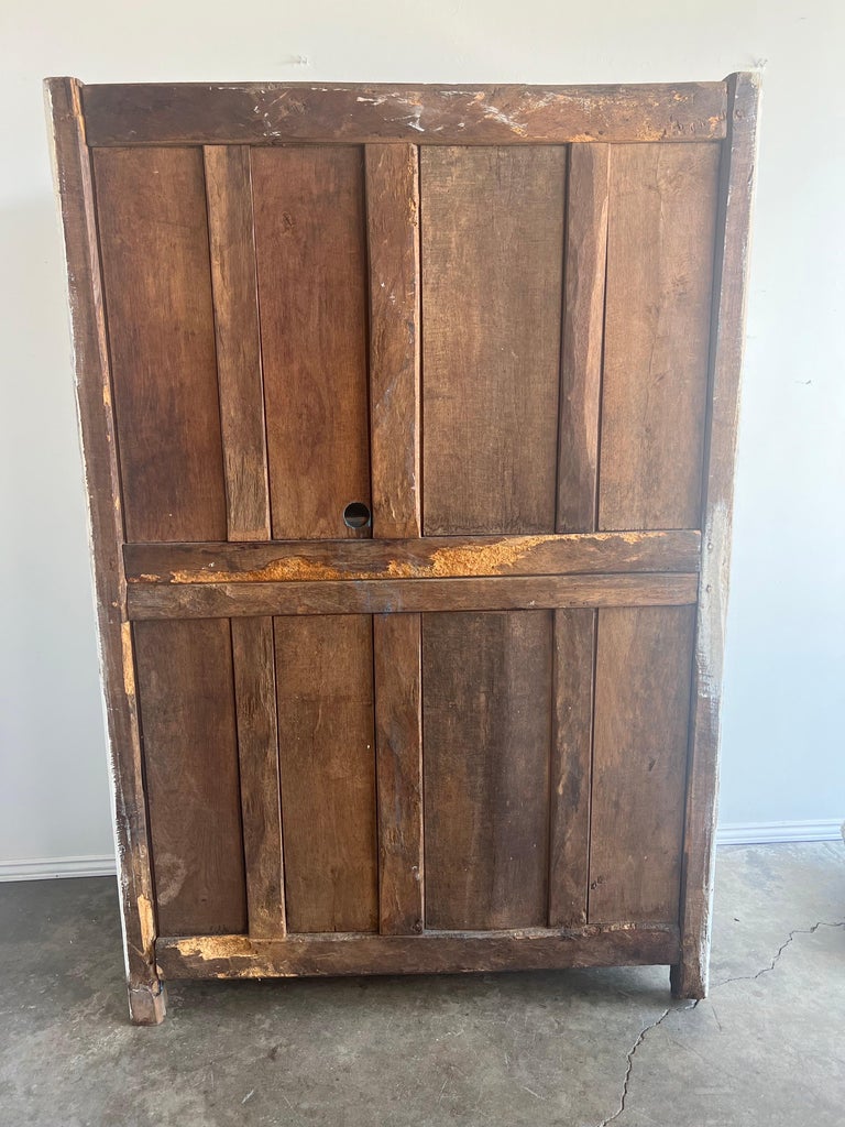 19th C. French Painted Armoire