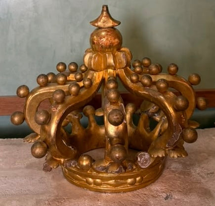 18th Century Spanish Colonial Santos Crown
