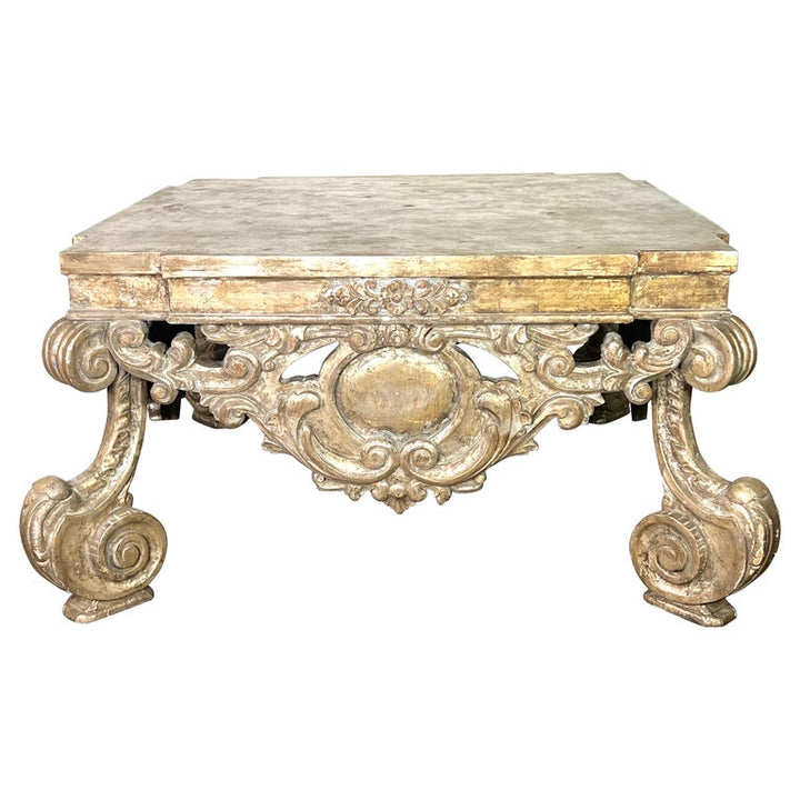 Custom Monumental Baroque Style Coffee Table by MLA