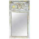 19th C. French Provincial Style Painted Mirror