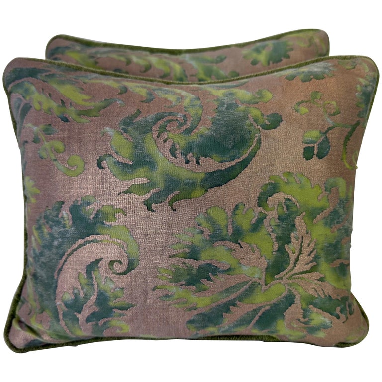 Pair of Fortuny Textile Pillows