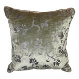 Pair of Stenciled Nomi Velvet Pillows