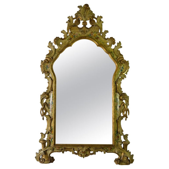 19th C. Venetian Painted Mirror