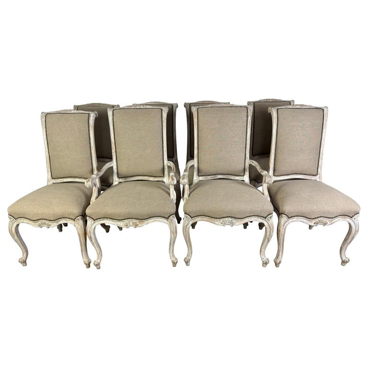 Set of French Painted Dining Chairs c.1930’s