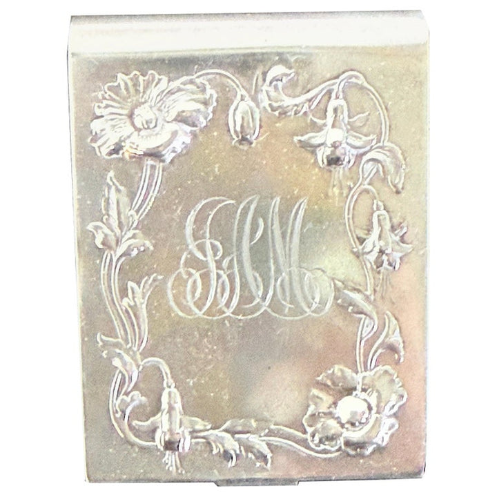 Sterling Art Nouveau Vesta Case