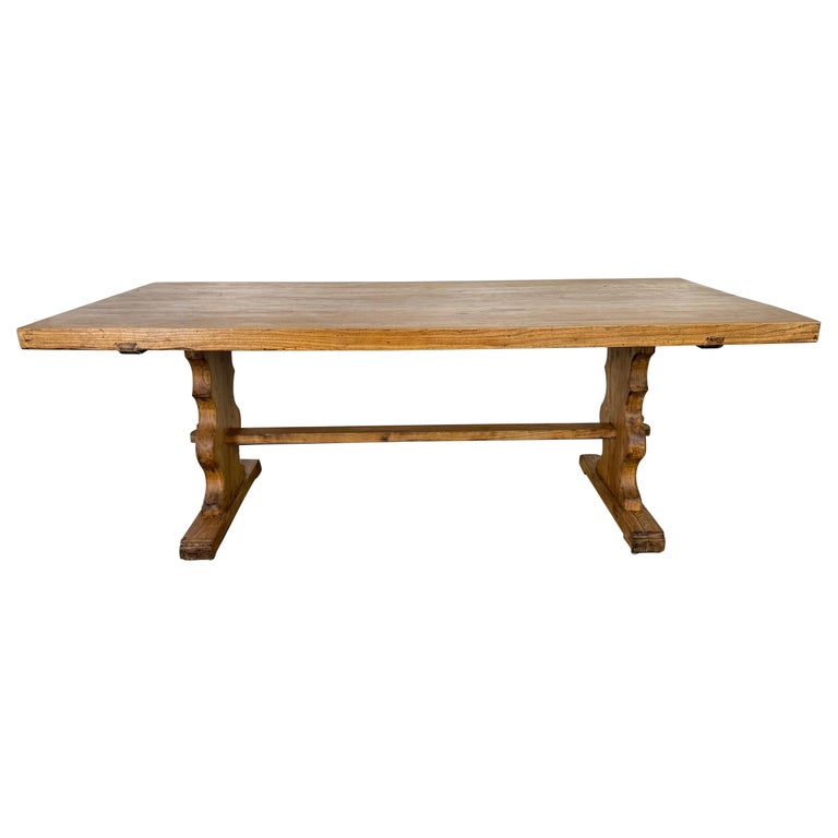 19th Century French Trestle Style Table