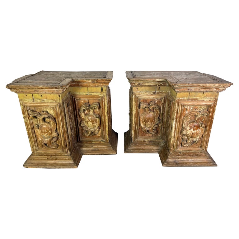 Pair of late 18th century Italian Architectural Elements
