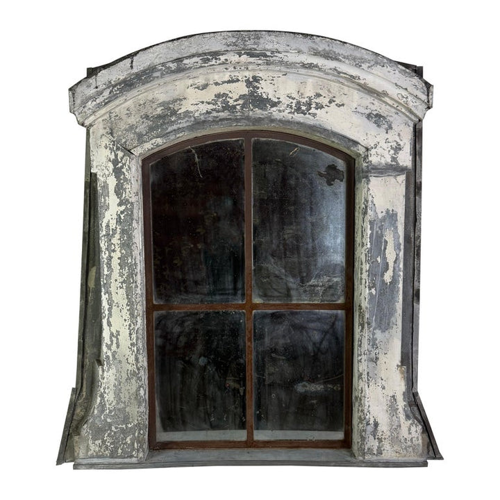 19th C. French Architectural Dormer Mirror