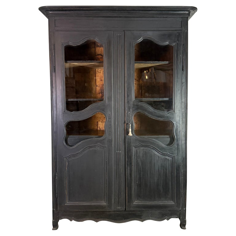 19th C. Napoleon III Painted Armoire