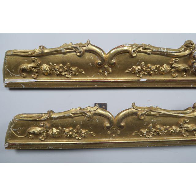 19th C. French Gilt Wood Carvings