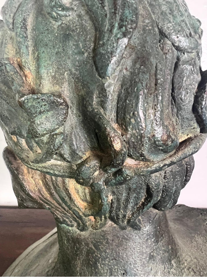 19th C. French Bronze Head of a Boy