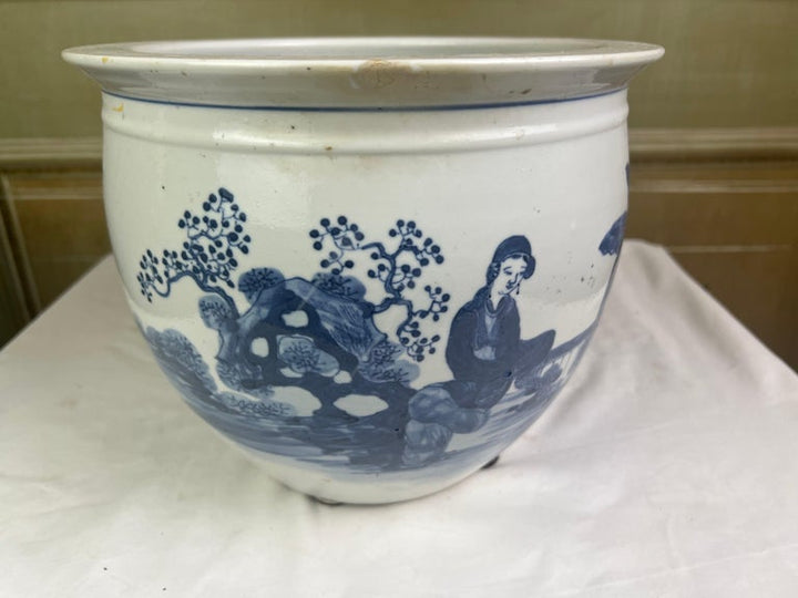 19th C. Blue & White Chinese Export Planter