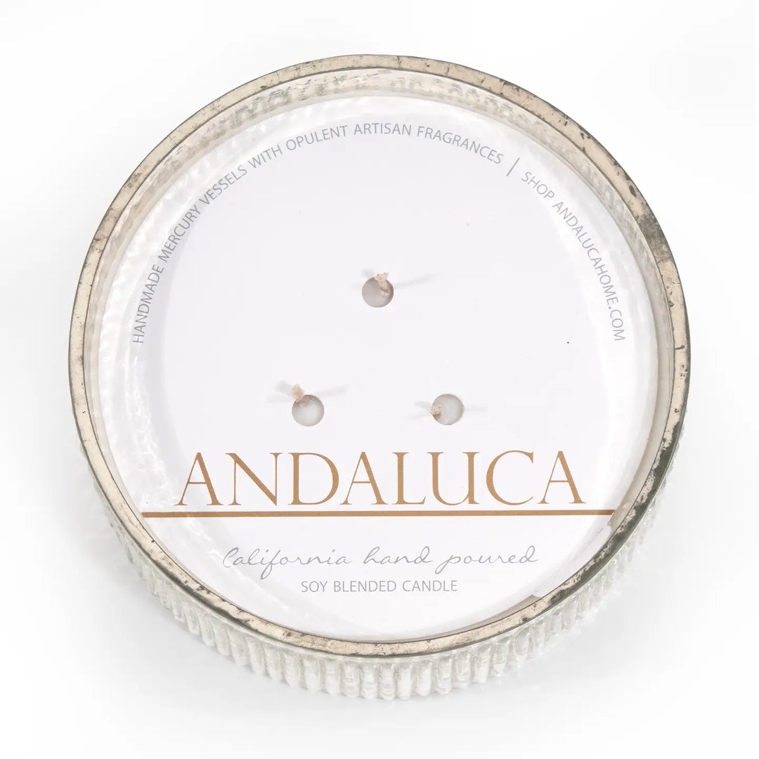 Welcome Home Ridged Mercury Candle