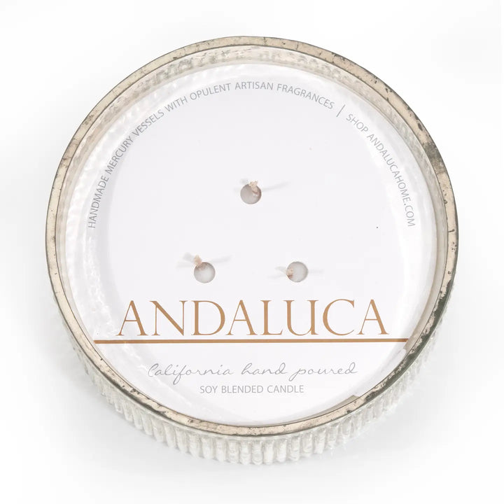 Welcome Home Ridged Mercury Candle